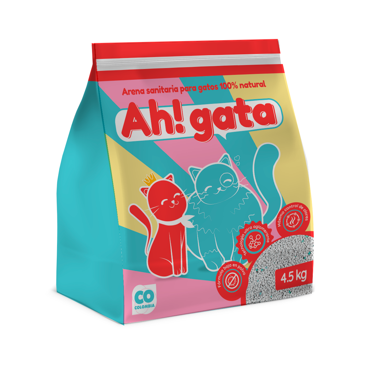 Arena Ah! Gata Frescura Oceanica 4.5 KG 1